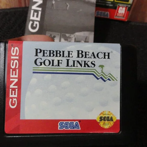 Vintage Sega Genesis Pebble Beach Golf Links Game 1994~Old school gamer~EUC - Picture 4 of 6